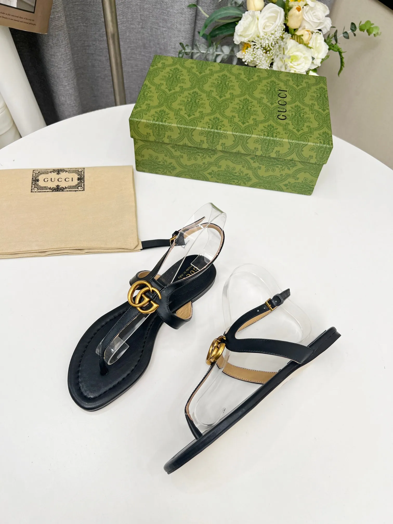 👟👟Ex-factory price P360👟👟 Women's shoe factory GUCCI official latest model, 5 colors optional, counter 1:1, code number: 35-43, (genuine leather base plus 30)